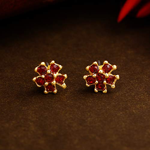 Gehena Lavender Tone Stud Earrings